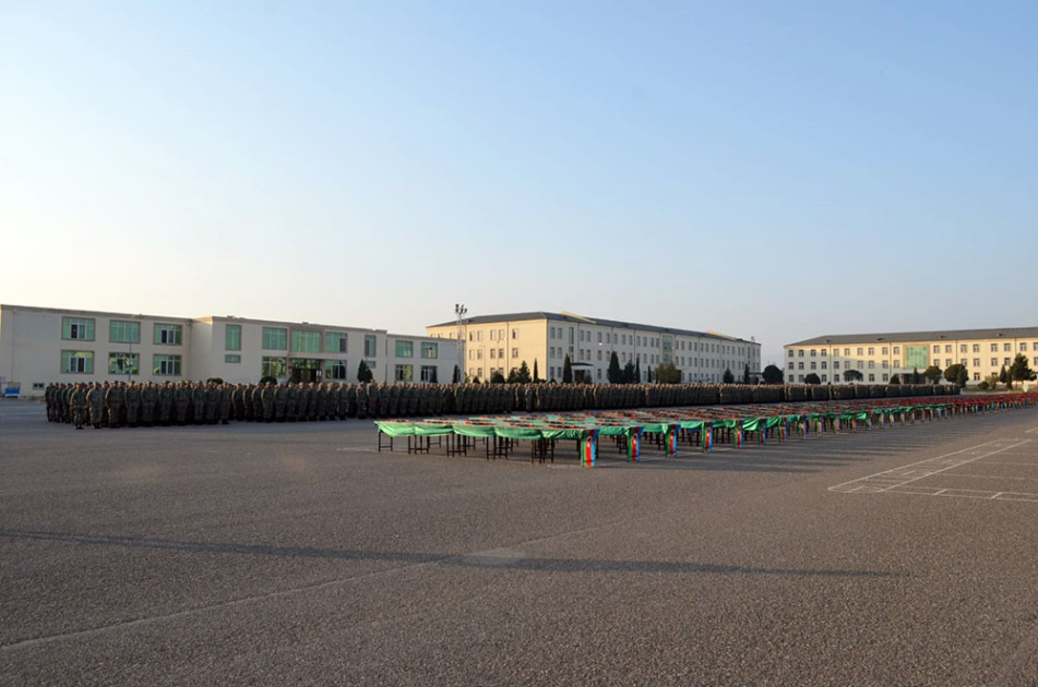 В азербайджанской армии состоялись церемонии принесения присяги (ФОТО)