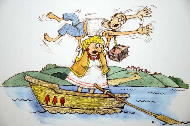 "Карикатуры вчера и сегодня"