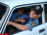 Российская группа "Аура" шокировала бакинских водителей (фотосессия)