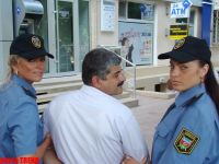 Российская группа "Аура" шокировала бакинских водителей (фотосессия)