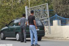 Доходный шлагбаум дорожной полиции Азербайджана