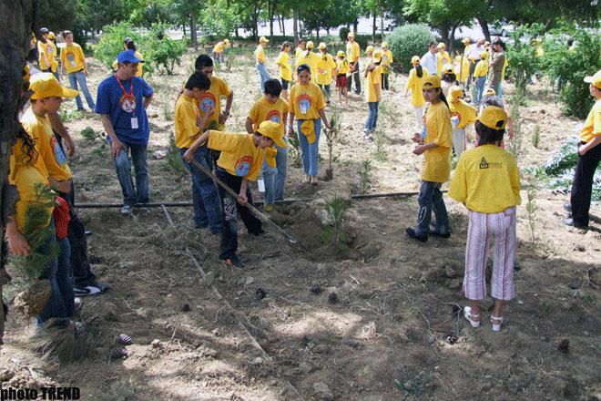 Воспитанники детских домов Азербайджана сядут в депутатское кресло (фотосессия)