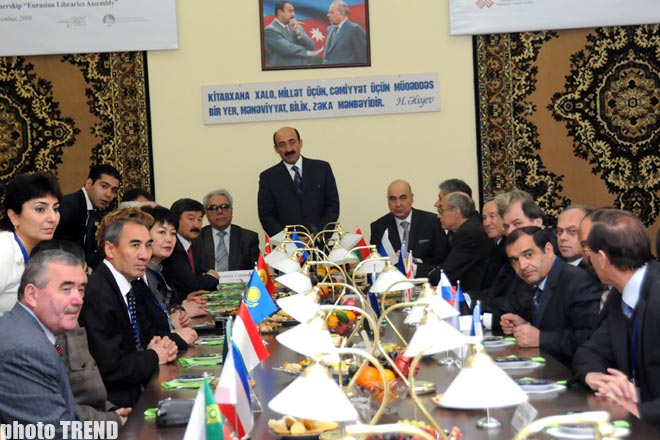 Евразийские библиотекари отмечают в Баку юбилей (фотосессия)