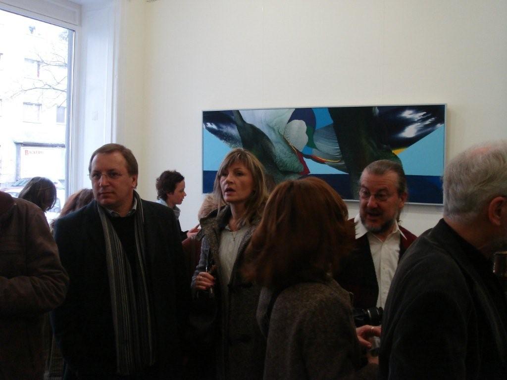 Немецкий художник представил в Берлине картину о Карабахском конфликте (фотосессия)