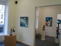 Немецкий художник представил в Берлине картину о Карабахском конфликте (фотосессия)