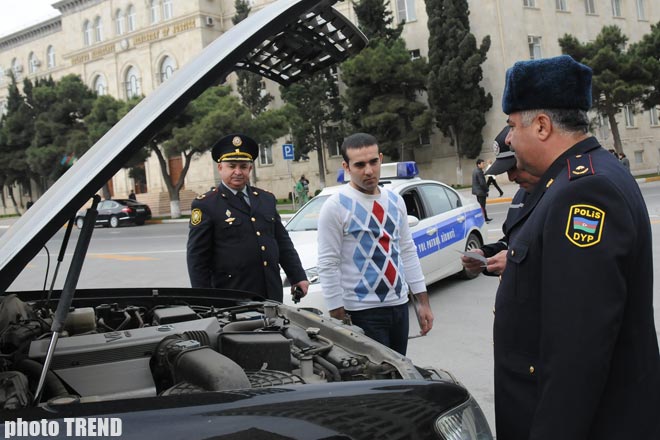 Крутые рейды дорожной полиции Баку (фотосессия, видео)