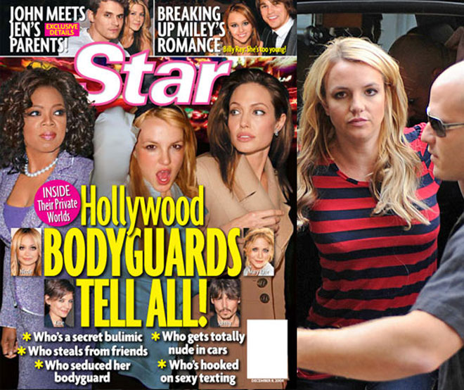 Телохранитель Бритни Спирс покопался в нижнем белье певицы