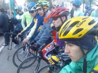 Азербайджанские велосипедисты стартовали в Гяндже (фотосессия)