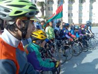Азербайджанские велосипедисты стартовали в Гяндже (фотосессия)