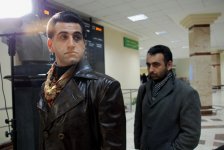 Съемочная группа азербайджанского фильма "Намерение" встречала год Быка с камерой и кинопленкой (фотосессия)