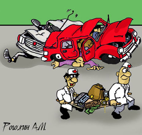 В трех авариях в Баку пострадали шесть человек