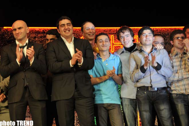 "Кубок огня" увез казахстанский квартет, или Об очередном взрыве КВНа в Баку (фотосессия)