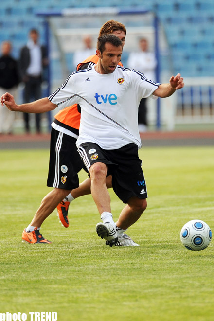 Сборная Испания по футболу перед игрой со сборной Азербайджана (фотосессия)