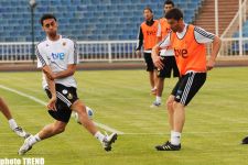 Сборная Испания по футболу перед игрой со сборной Азербайджана (фотосессия)