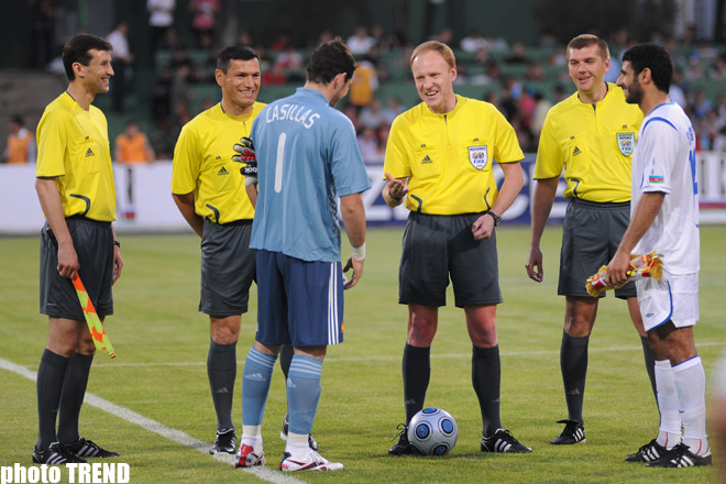 В Баку прошел товарищеский матч между сборными Азербайджана и Испании по футболу – ФОТОСЕССИЯ