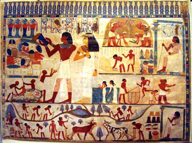 Музей "Метрополитен". Фрески Египта