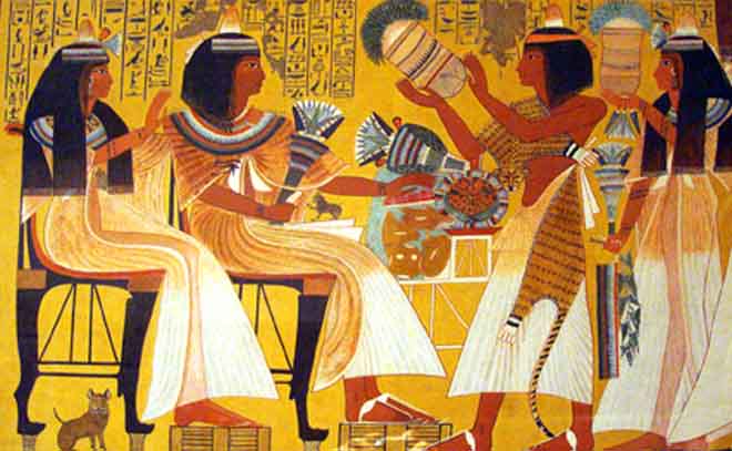 Музей "Метрополитен". Фрески Египта