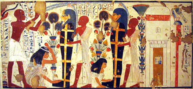 Музей "Метрополитен". Фрески Египта