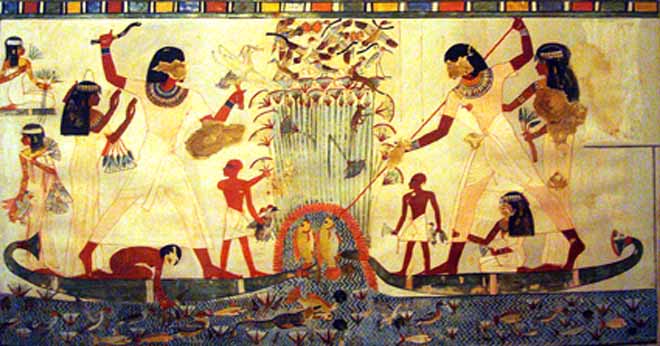 Музей "Метрополитен". Фрески Египта