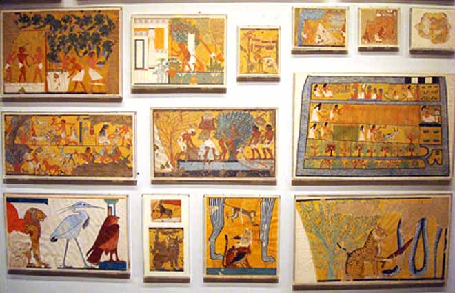 Музей "Метрополитен". Фрески Египта