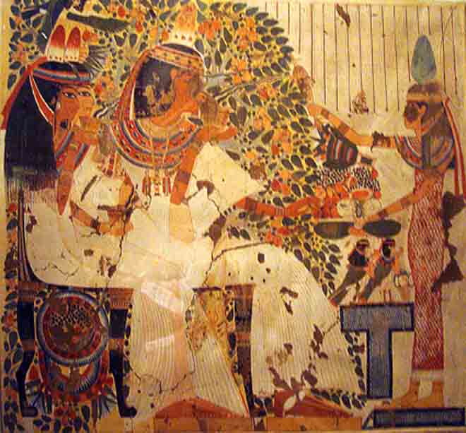 Музей "Метрополитен". Фрески Египта