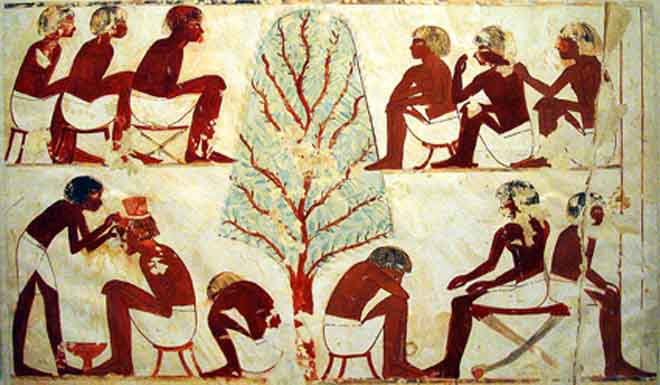 Музей "Метрополитен". Фрески Египта