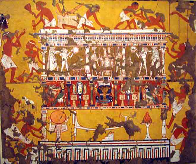 Музей "Метрополитен". Фрески Египта