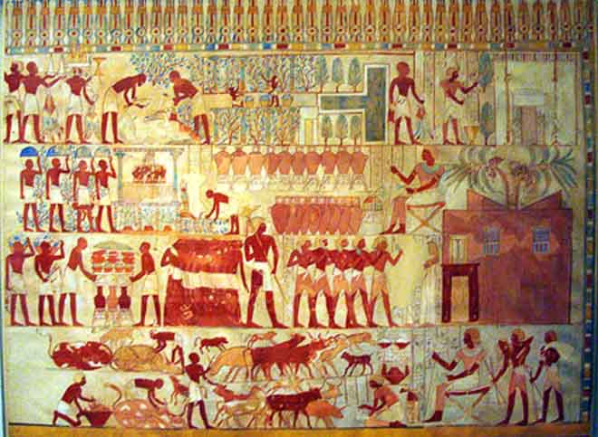 Музей "Метрополитен". Фрески Египта