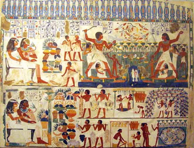 Музей "Метрополитен". Фрески Египта