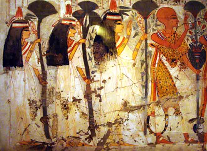 Музей "Метрополитен". Фрески Египта