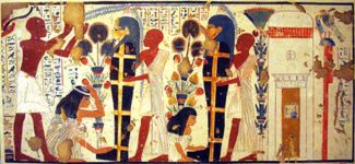 Музей "Метрополитен". Фрески Египта