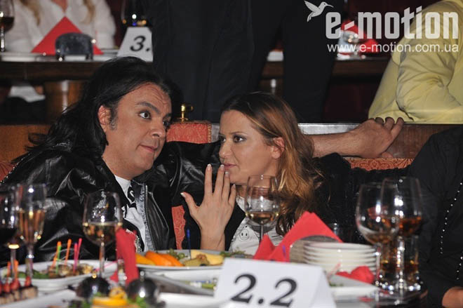 Филипп Киркоров провел вечер с украинской певицей