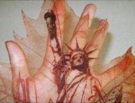 Шедевры на древесных листьях (фотосессия)