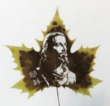 Шедевры на древесных листьях (фотосессия)