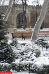 Заснеженный и заледенелый пейзаж Баку (фотосессия)