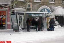 Снежный коллапс в Баку: света нет, хлеба нет, транспорт в режиме стопора (фотосессия)
