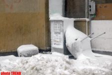 Снежный коллапс в Баку: света нет, хлеба нет, транспорт в режиме стопора (фотосессия)