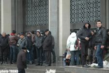 У станций Бакметрополитена столпотворение (фотосессия)