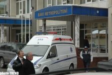 У станций Бакметрополитена столпотворение (фотосессия)