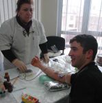 В компании "Avromed" проходит благотворительная акция по сдаче крови (фотосессия)