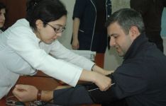 В компании "Avromed" проходит благотворительная акция по сдаче крови (фотосессия)