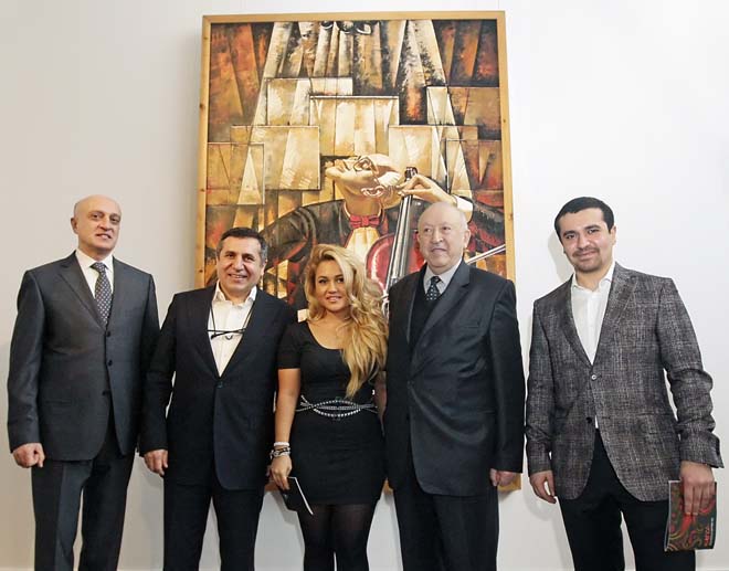 Лорд  Полтимор высоко оценил  выставку азербайджанского художника Таира Салахова в Лондоне (фотосессия)