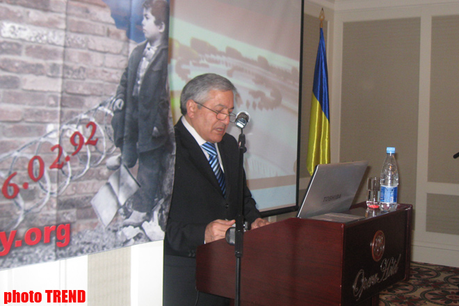 В Киеве в рамках кампании "Справедливость к Ходжалы" состоялась презентация снятого  TREND документального фильма (ФОТО)