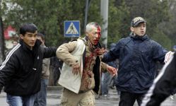 Кровавые беспорядки в Киргизии (фотосессия)