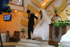 Министр образования Азербайджана Мисир Марданов принял участие на свадьбе воспитанников детского дома (фотосессия)