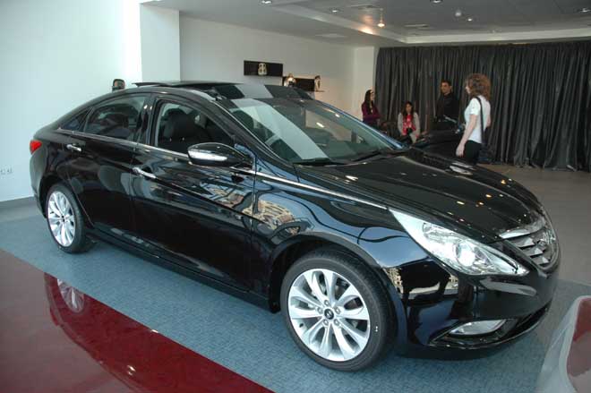 В Баку состоялась презентация седана Hyundai Sonata нового поколения (видео-фотосессия)