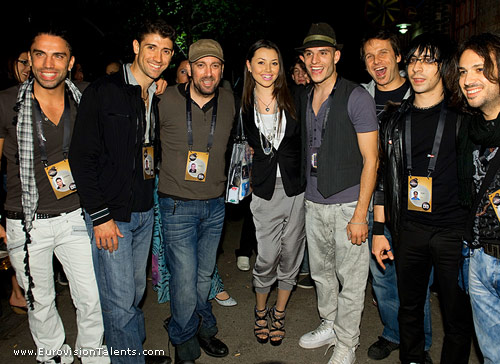 Сафура Ализаде на греческой вечеринке "Евровидения-2010" (фотосессия)