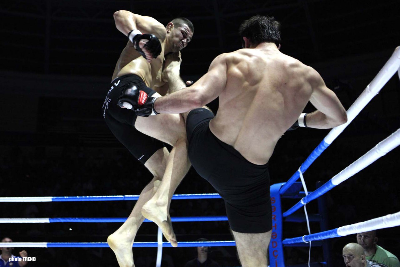 В Баку прошел международный турнир по панкратиону "Азербайджан против Европы" (ФОТО)