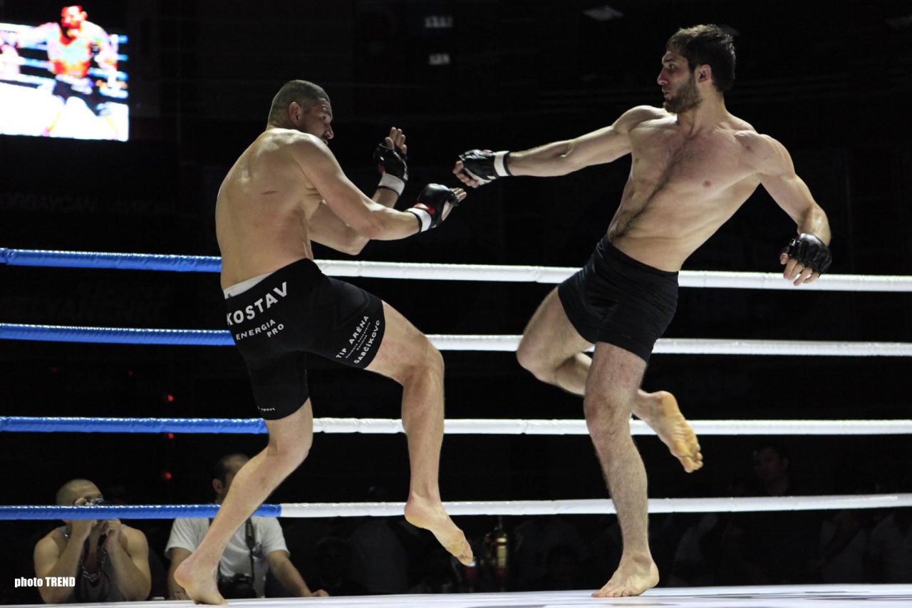 В Баку прошел международный турнир по панкратиону "Азербайджан против Европы" (ФОТО)