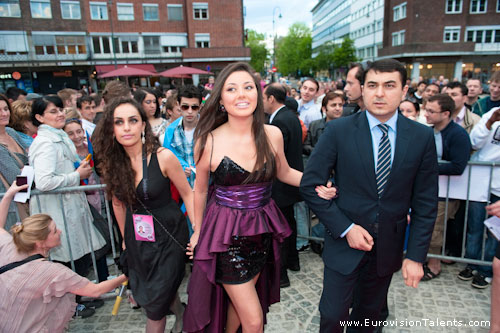 Сафура Ализаде на открытии конкурса "Евровидение-2010" (видео-фотосессия)